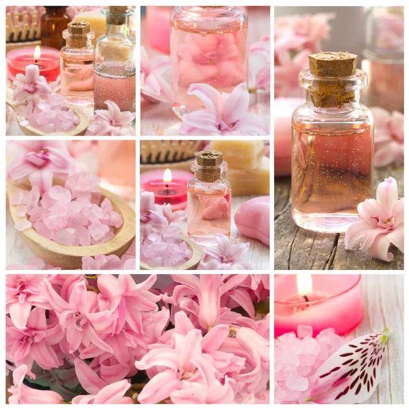 Pink spa arrangement