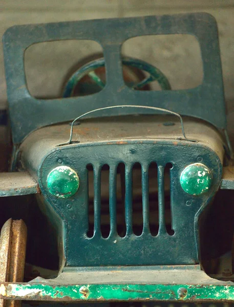 Close-up detail antique Pedal Car