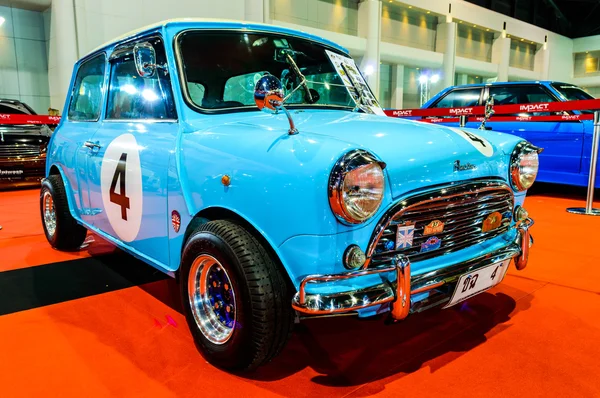 Classic Blue Mini on display at Bangkok International Auto Salon 2013.