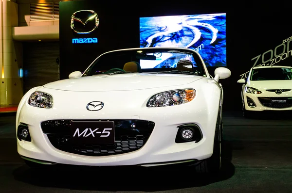 Mazda MX-5 on display at Bangkok International Auto Salon 2013.