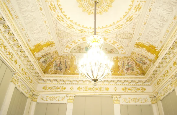Ceiling of Russian museum in high key