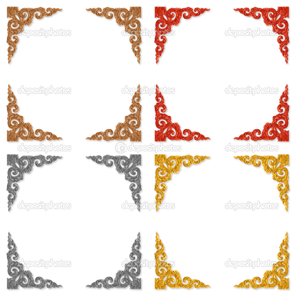 Chinese style picture frame — Stock Photo © nirutdps 44186717