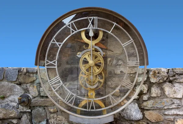 Transparent Water Clock in Pesariis