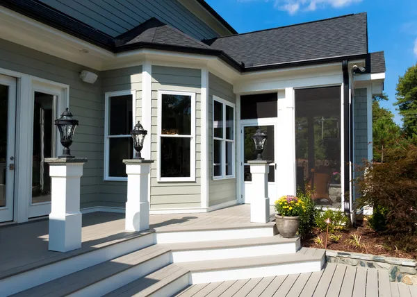 Back deck and screen porch