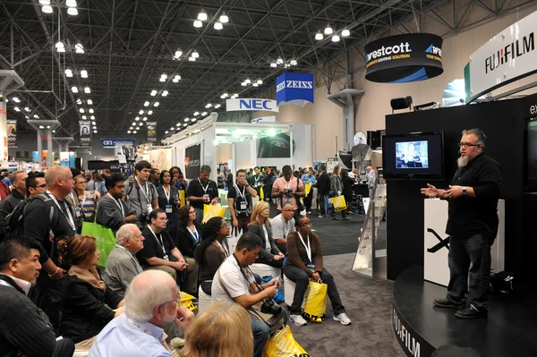 NEW YORK - OCTOBER 26: attending the PDN PhotoPlus Expo is the largest photography show in North America, was held at the Jacob K Javits Convention Center on New York