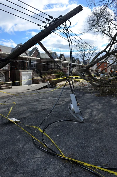 Hurricane Sandy in Brooklyn, New York, U.S.