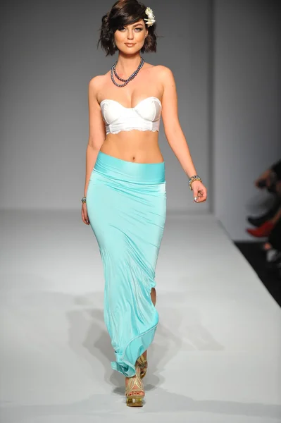 Model at Miss Kinsman Swim show