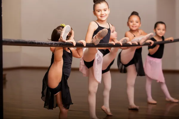 Happy ballet dancers