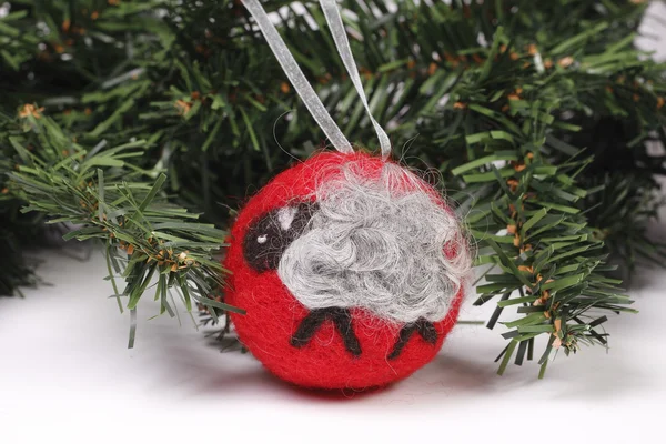 Christmas toys, balls on the Christmas tree