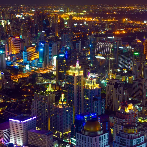 Bangkok city center at twilight