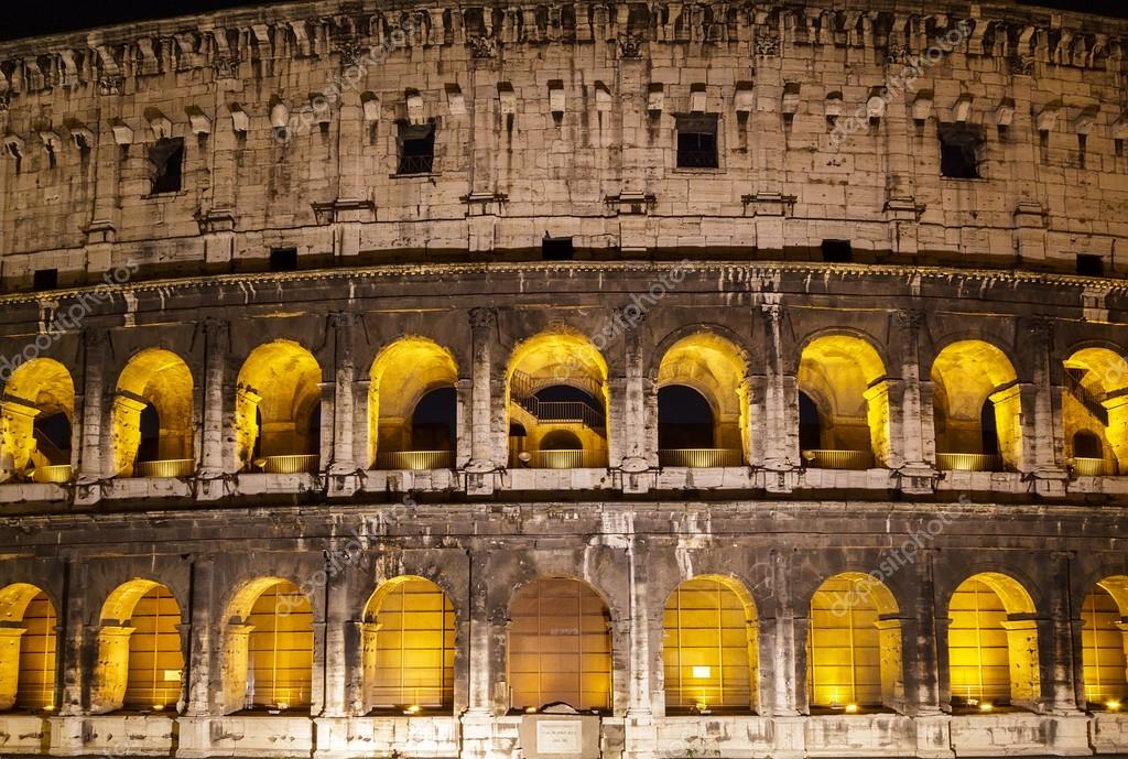 Arches of the Colosseum. Rome, Italy — Stock Photo © MaykovNikita 38687089
