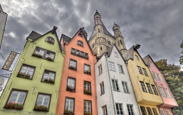 Historical houses in Cologne, Germany