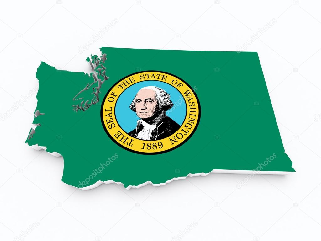 Washington state flag — Stock Photo © godard 41834173