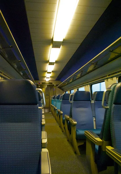 Seats in the train of SBB, Swiss railway company