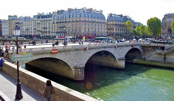 Small bridge in Paris, France