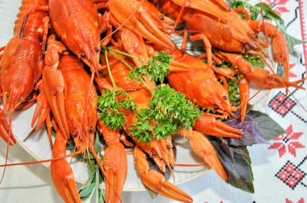 Boiled crayfish a good snack to beer