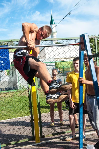 Amateur competitions of street workout