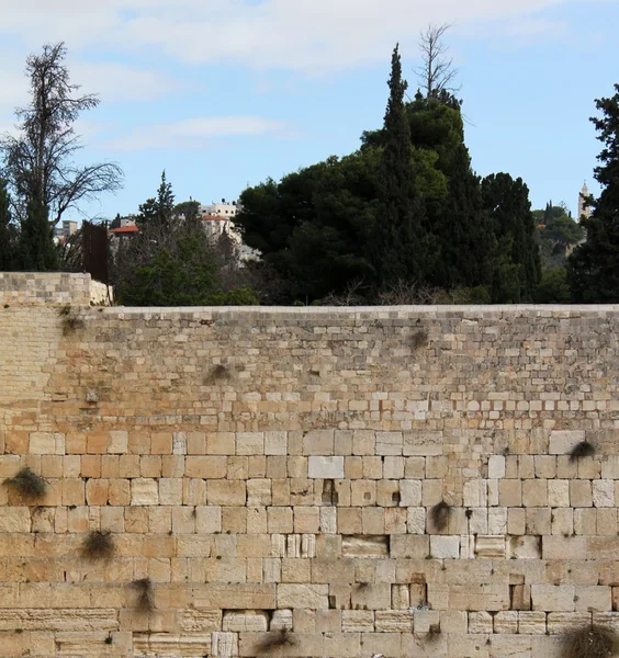 The Wailing wall of Jerusalem city