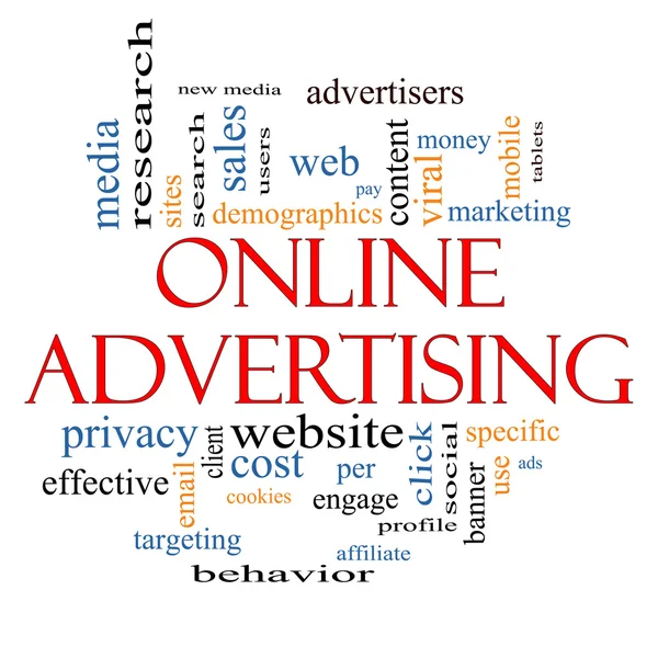 Online Advertising Word Cloud Concept
