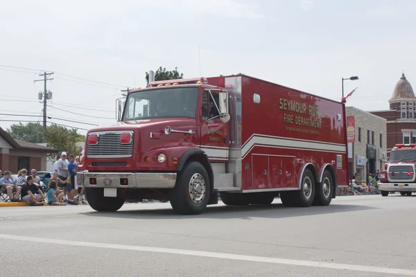 Seymour Rural Fire Department Tanker 1 Truck Side View