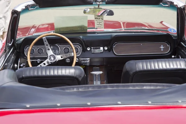 1966 Red Ford Mustang Convertible Interior
