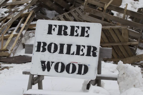 Free Boiler Wood Pallets