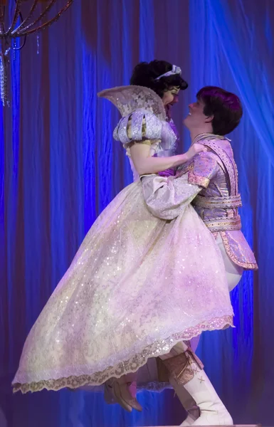 Snow White and Prince Embracing