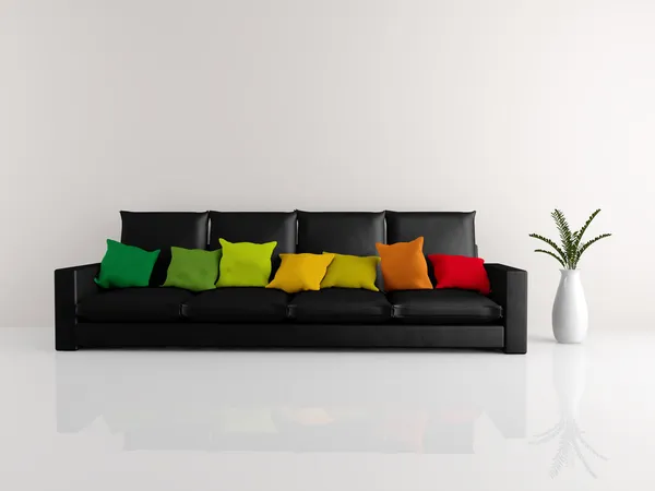 Minimalist sofa black