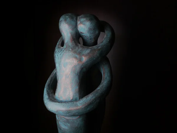 Hugging sculpture