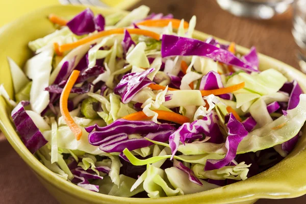 Homemade Coleslaw with Shredded Cabbage and Lettuce