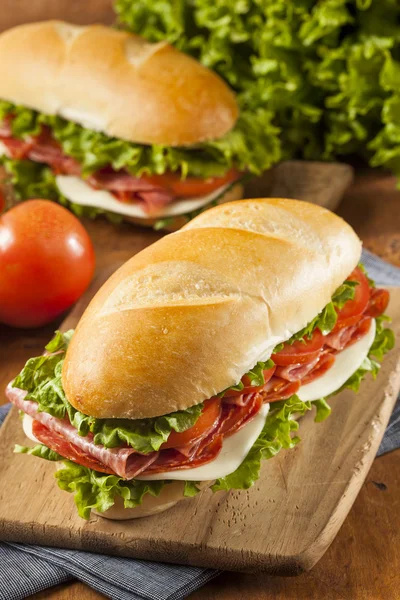 Homemade Italian Sub Sandwich