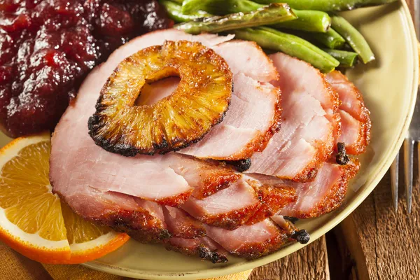 Traditional Sliced Honey Glazed Ham