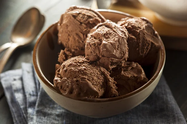 Homemade Dark Chocolate Ice Cream