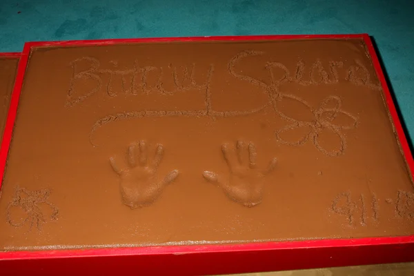 Britney Spears Handprints