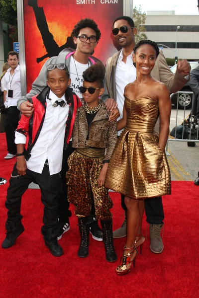 Jaden Smith, Trey Smith, Willow Smith, Will Smith, Jada Pinkett Smith