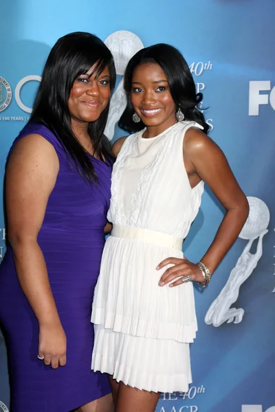Keke Palmer & her sister – Stock Editorial Photo © Jean_Nelson #12996712