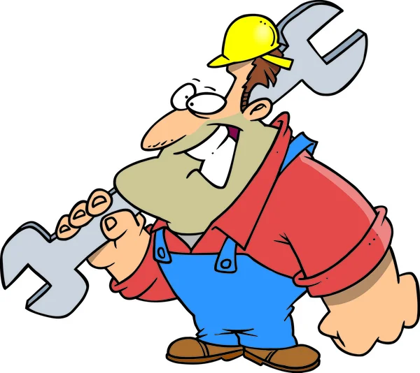 Cartoon Construction Worker