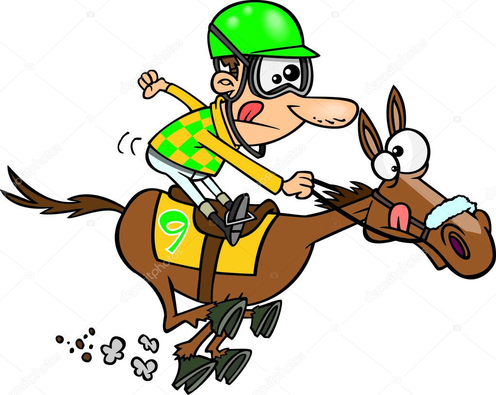 Jockey de dessin animé — Image vectorielle ronleishman © #14002968