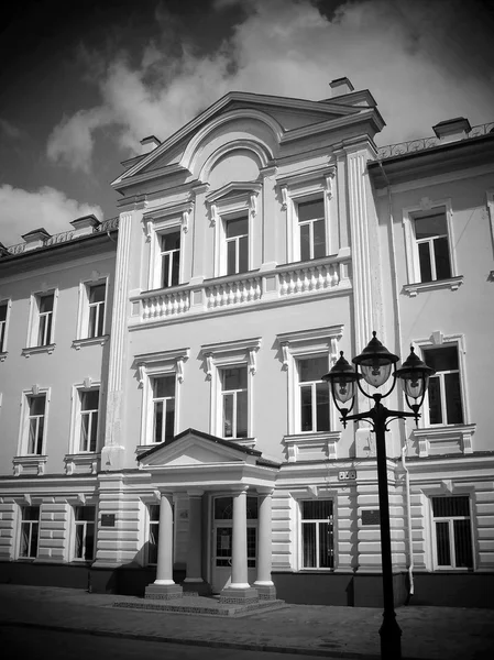 Sumy Ukrainian Academy of Banking, black and white, lomo effect
