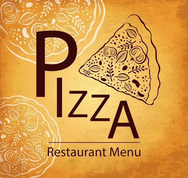Pizza design menu