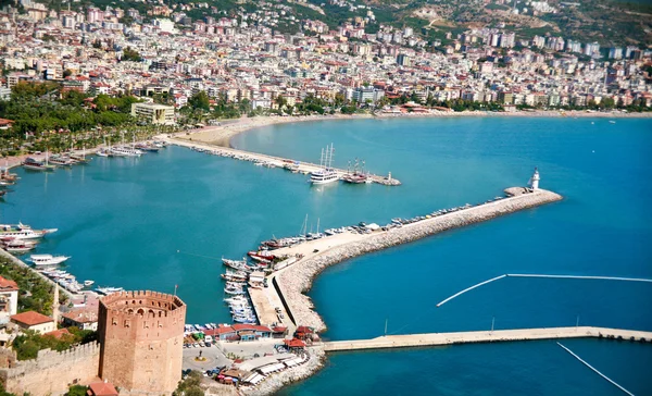 Panorama of holiday resort in Turkey, Alanya