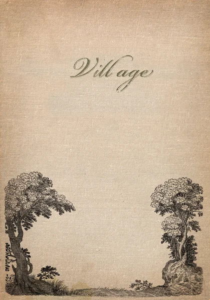 Old village illustration