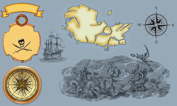 Pirate map