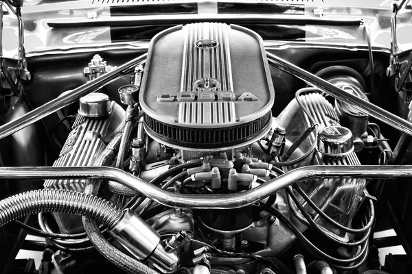 Engine Ford Shelby Mustang GT500 Eleanor (black and white)