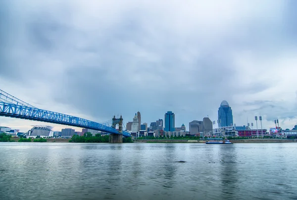 Cincinnati skyline. Image of Cincinnati skyline and historic Joh