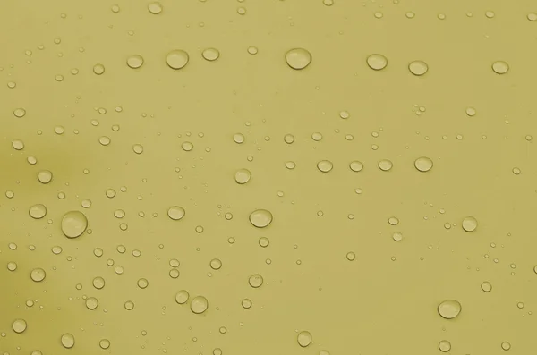 Water droplets on clean surface