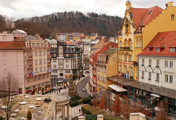 Karlovy Vary in the winter time.