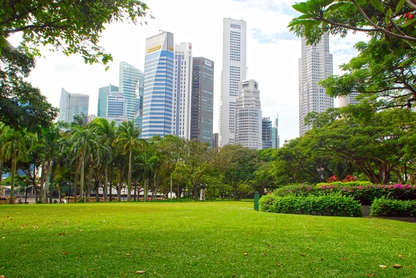 Singapore Central Business District and Esplanade Park