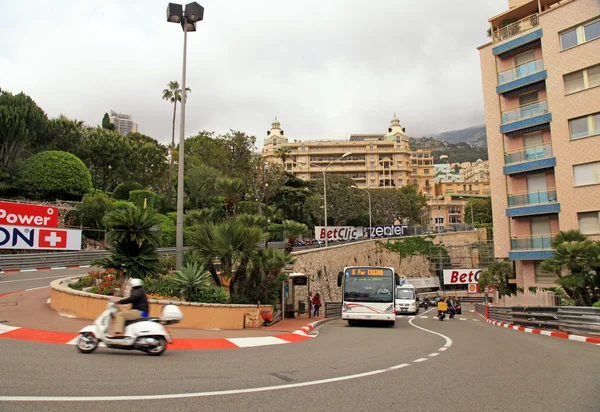 Monaco streets before the races of Formula 1 Grand Prix de Monac