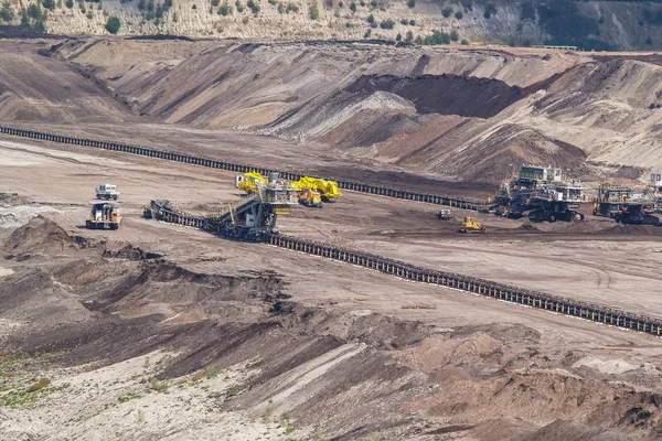 Surface coal mining and power staion in Belchatow, Poland